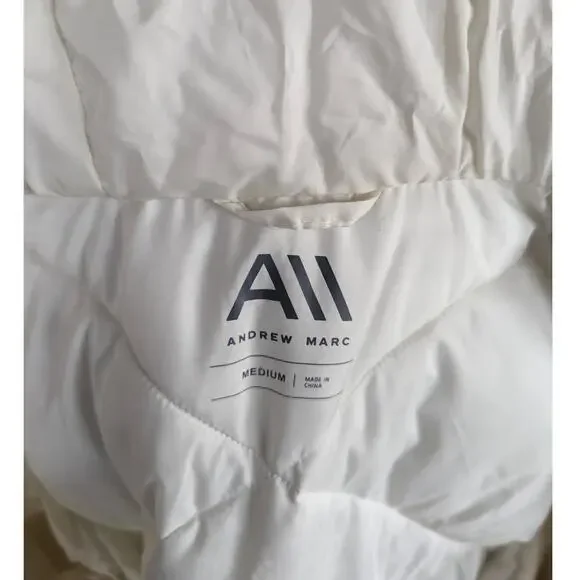 NWT ANDREW MARC Baisley Relaxed Fit Puffer Jacket M - Picture 11 of 12